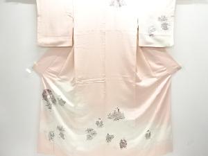 童に花傘模様訪問着